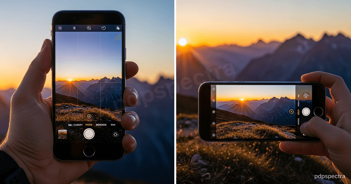 A scene split into glowing labeled regions — sky, skin, foliage — each processed differently