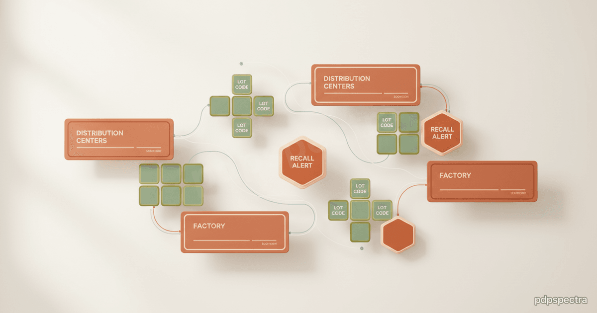 Supply chain trace dashboard
