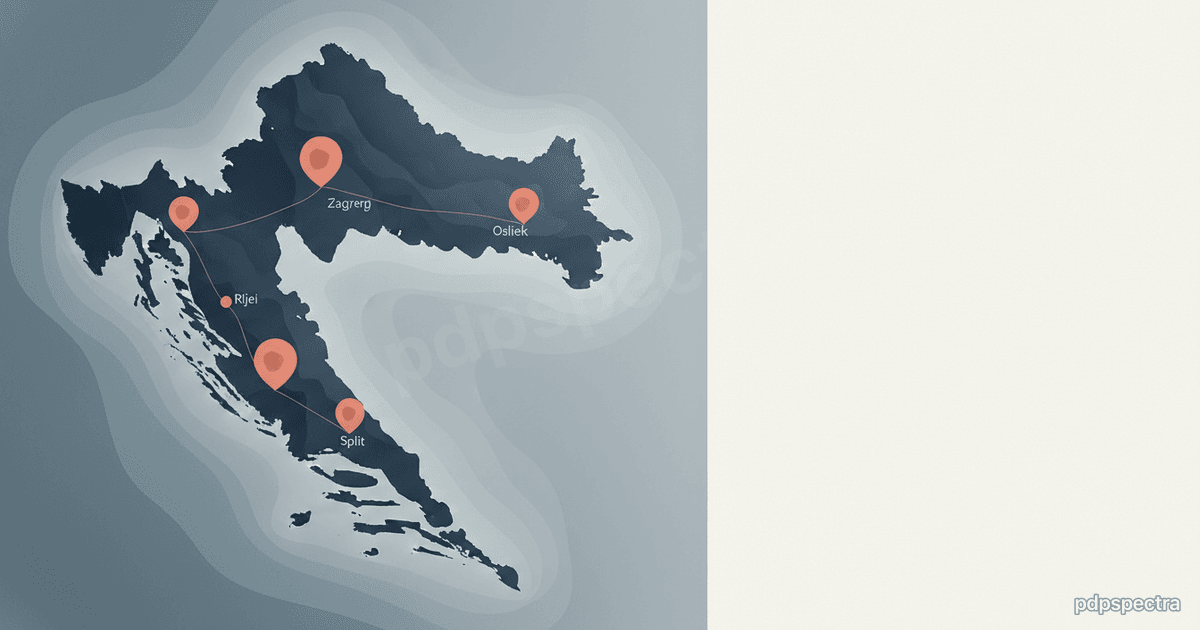 Croatia workforce map
