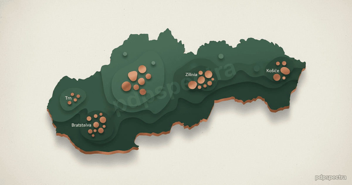 Slovakia workforce map