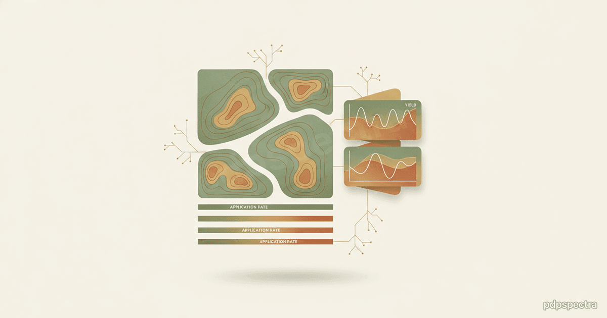 Field zone prescription dashboard