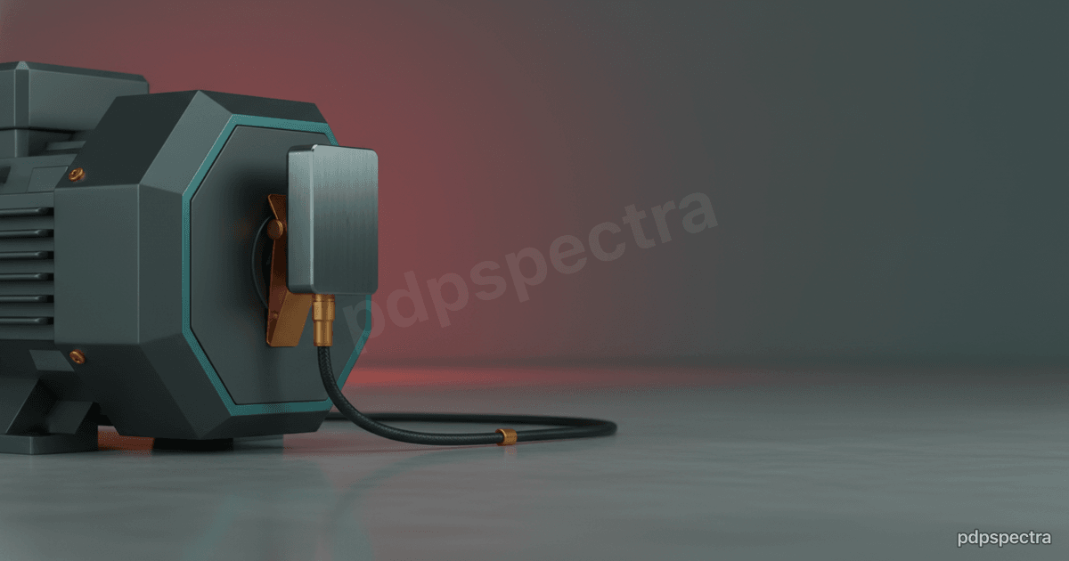 Predictive maintenance sensor on motor