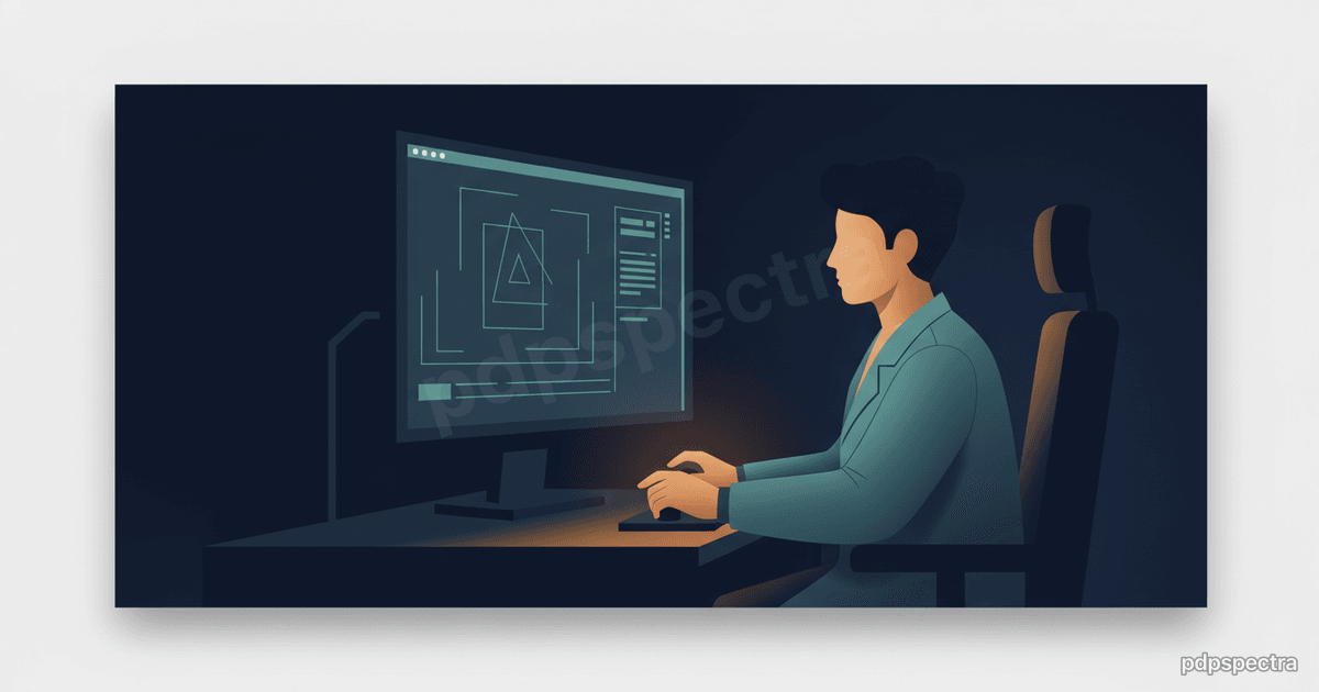 Radiologist reviewing AI-overlaid images