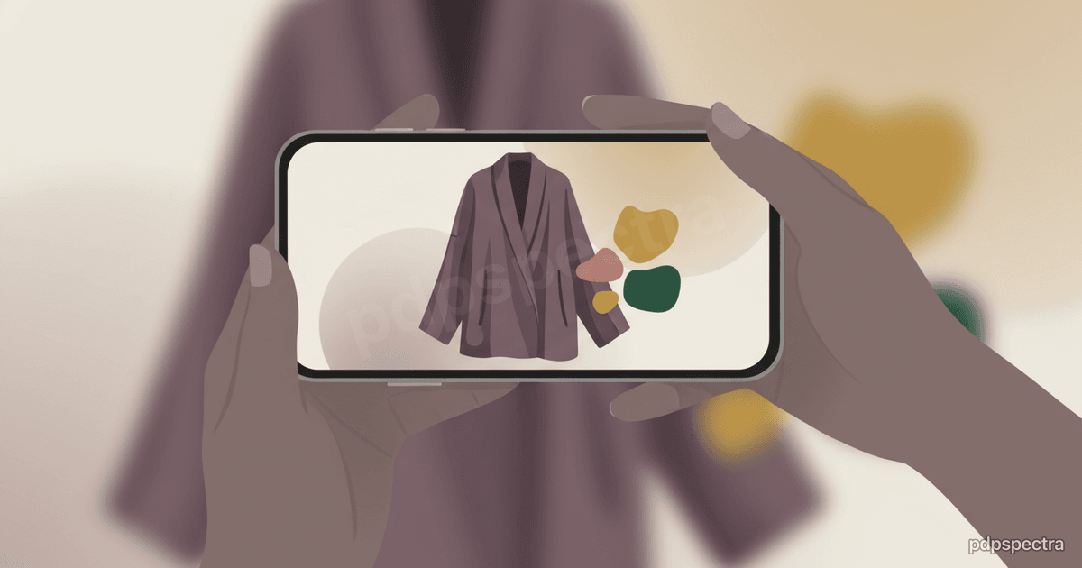 Phone capturing clothing item with attribute tags