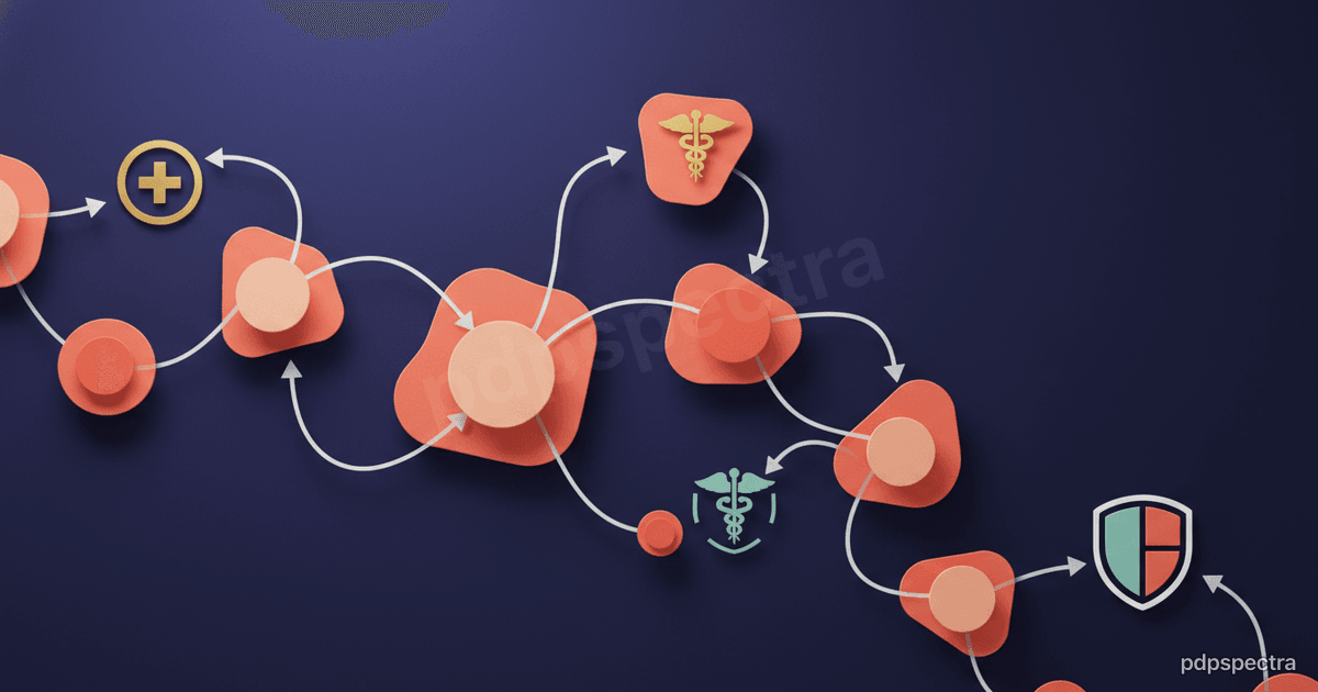 Patient-routing map with AI flow