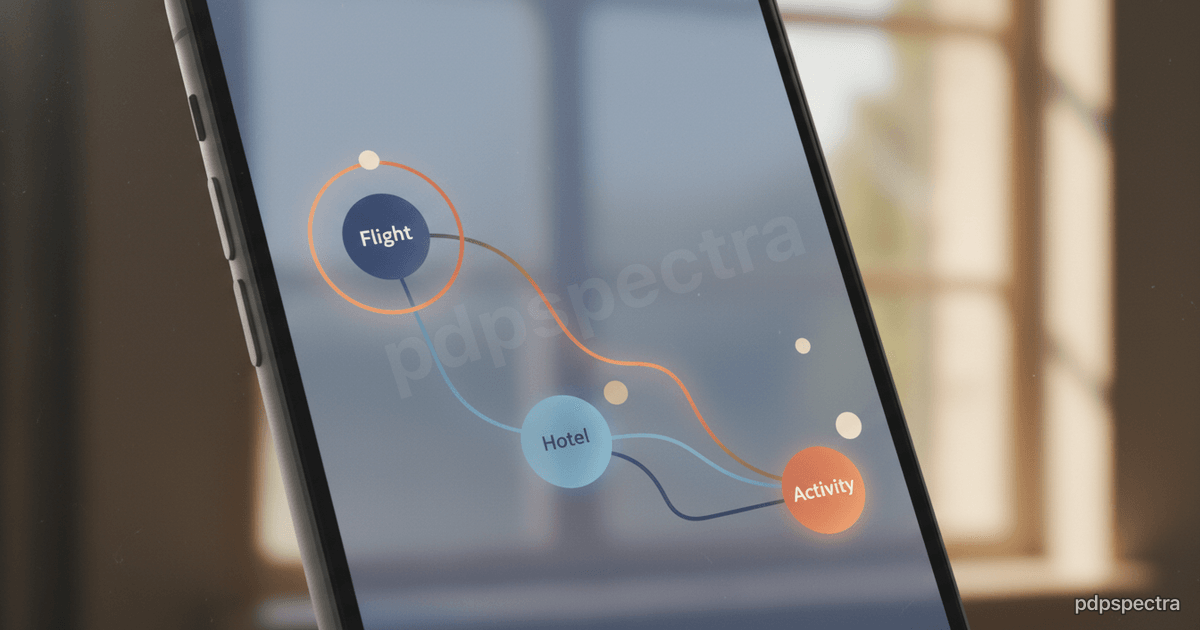 AI travel booking experience