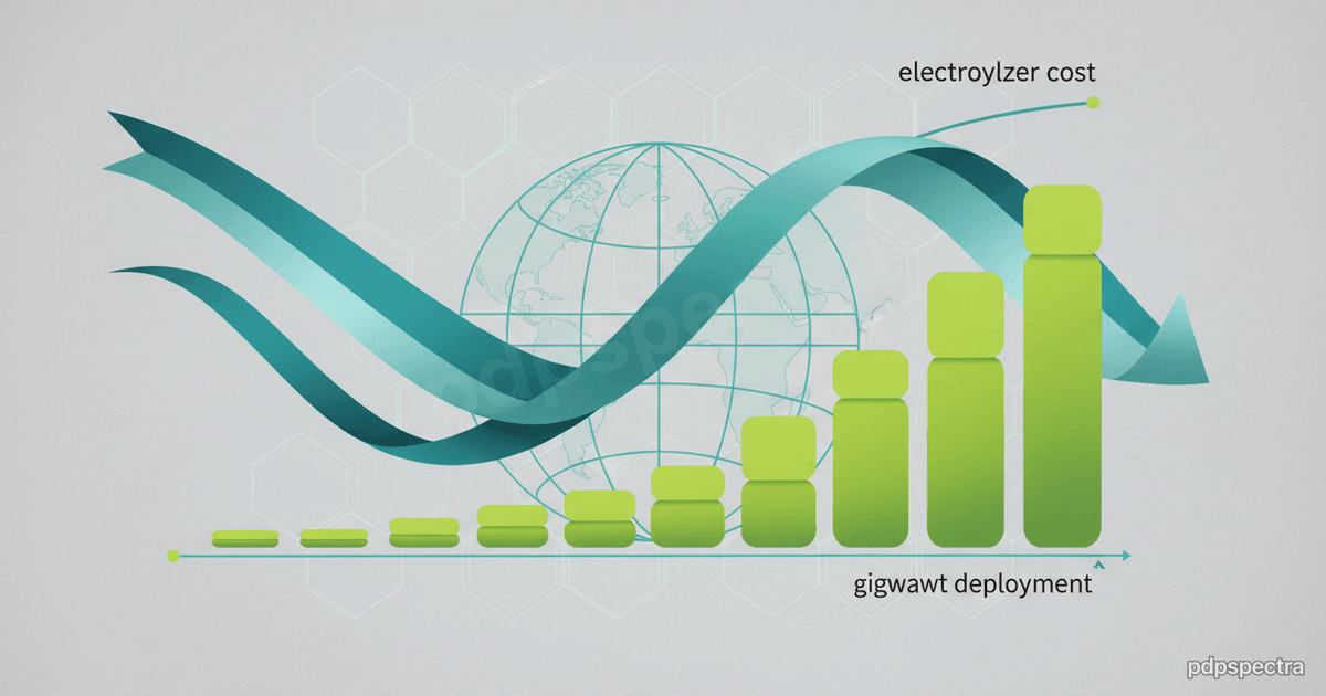 Electrolyzer cost curve descending and gigawatt deployment growing